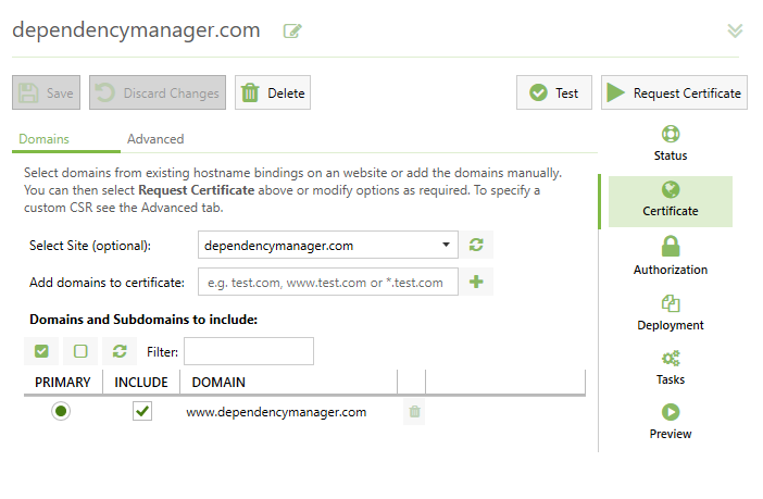 Choosing Domains